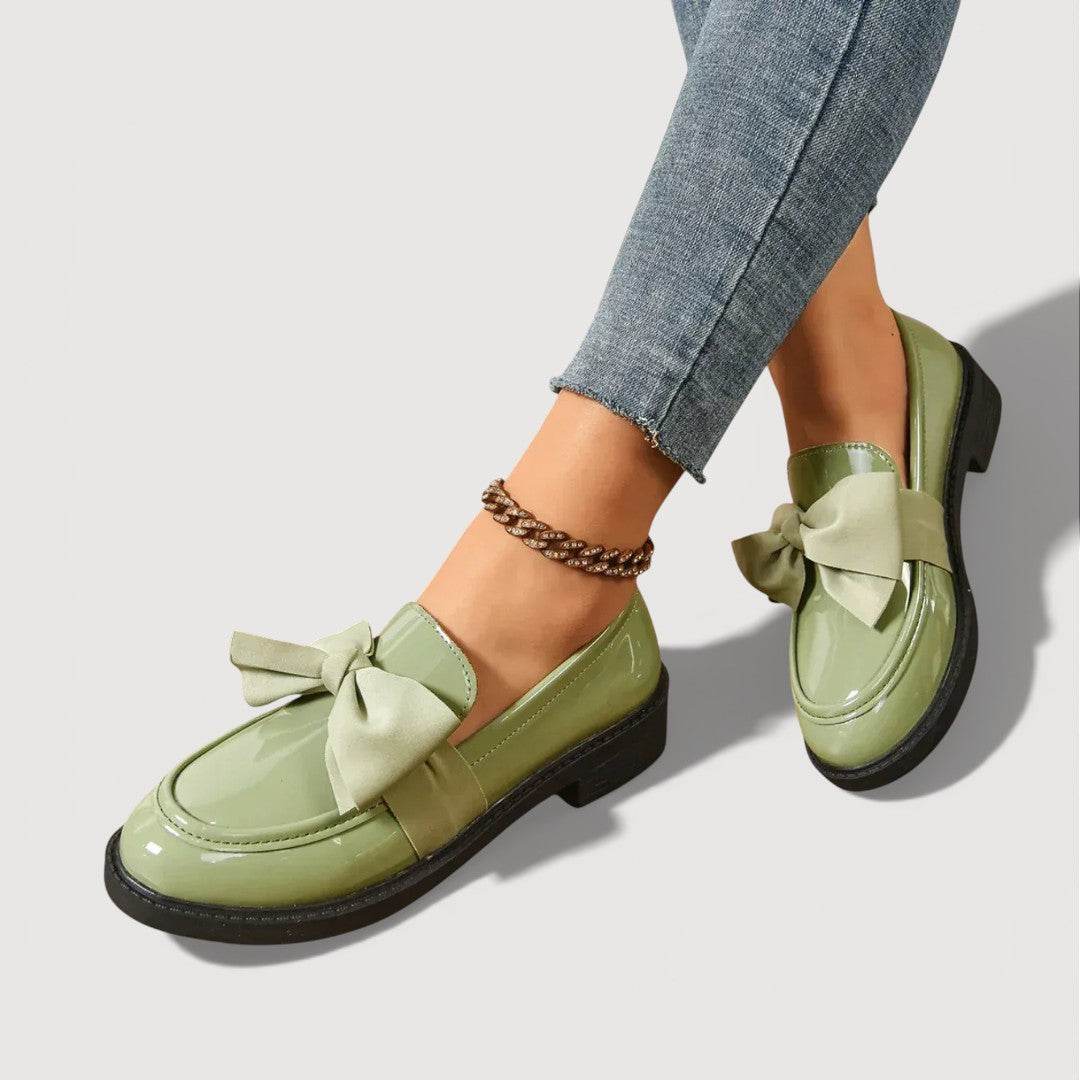 MAERYL – BOW DETAIL LOAFERS