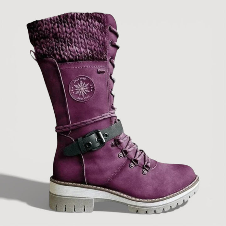 FARAH – WINTER LACE-UP BOOTS