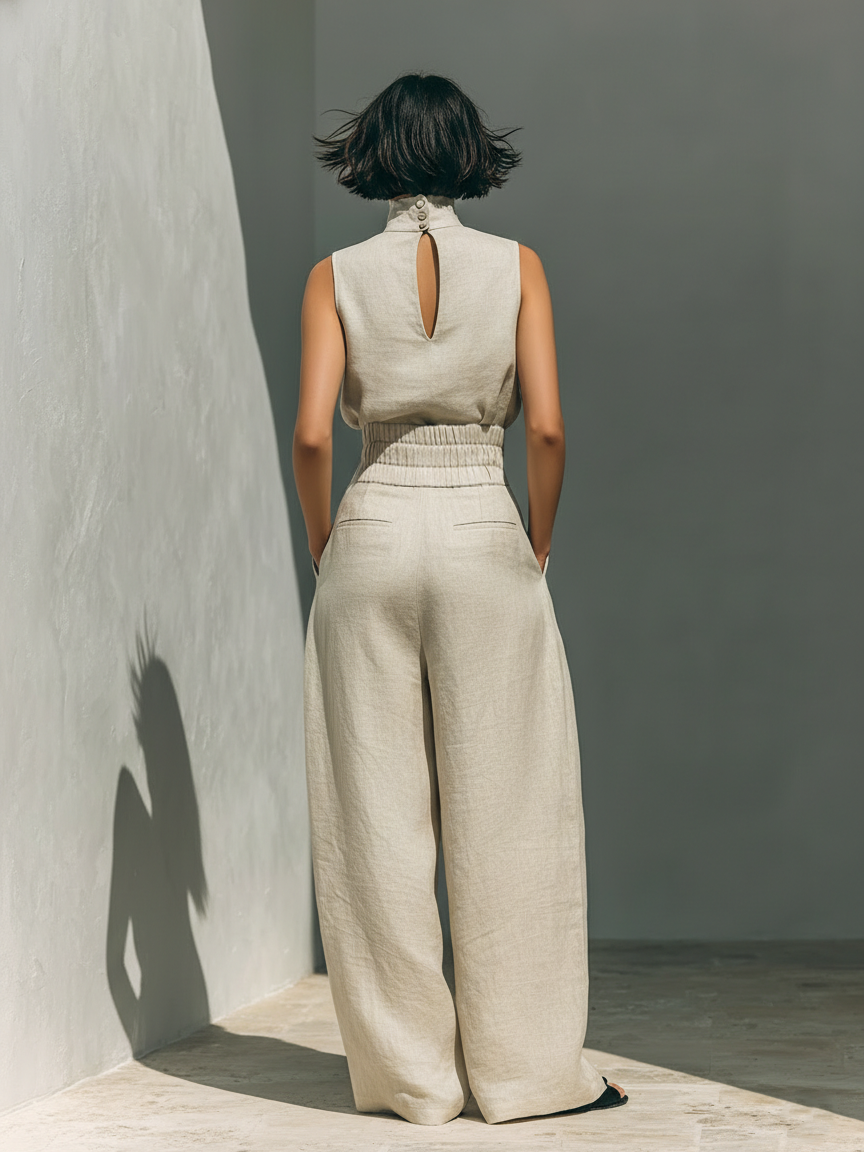 Aura - Cotton & Linen Minimalist Set